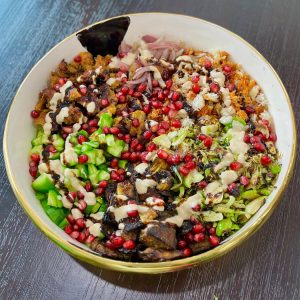 Crispy Rice Shwarma Salad