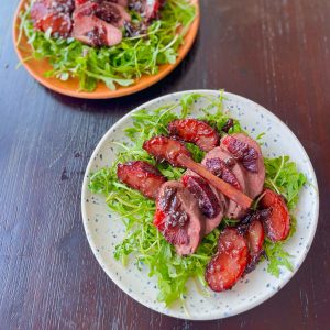 One Pan Pomegranate Orange Duck Breast