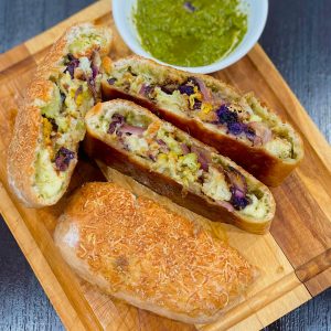 Pecorino Pesto Cauliflower Calzone