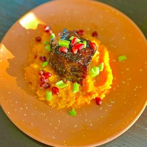 Pomegranate Glazed Short Ribs
